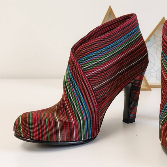 UN UNITED NUDE™ FOLD HI Women's Booties in Berry Mix Size US 6.5/ EUR 37/ UK 4 - Picture 2 of 11